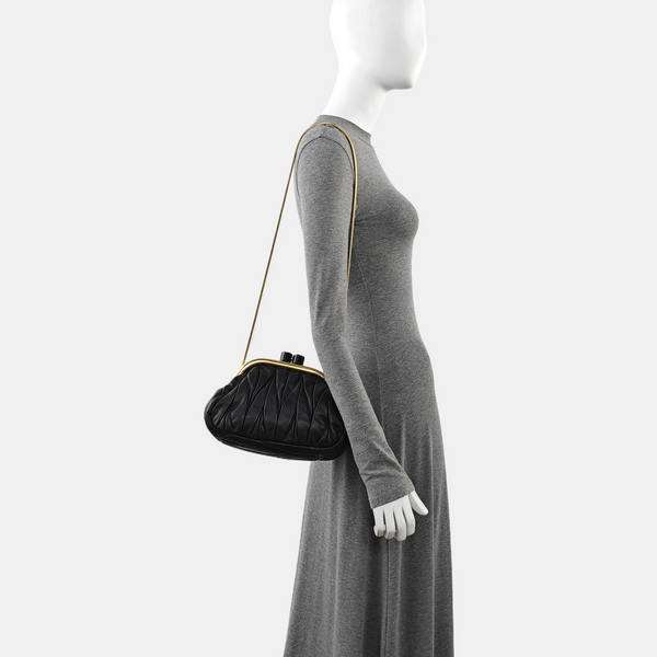 Miu Belle Lambskin Black