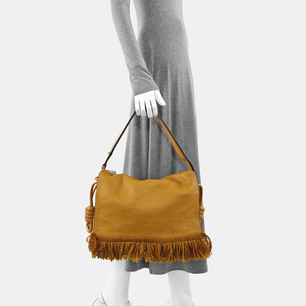 Calfskin Shoulder Bag Yellow