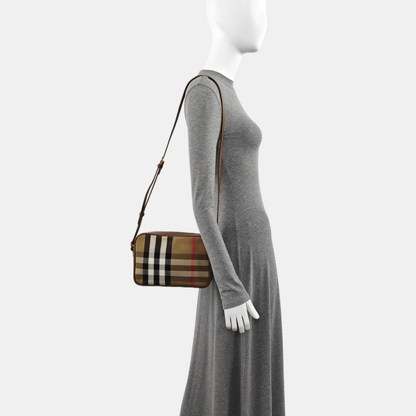 Canvas Shoulder Bag Beige