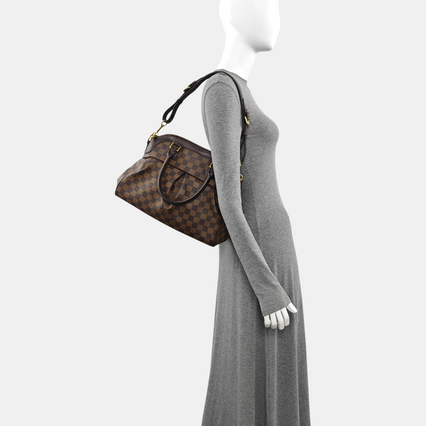 TREVI PM Damier Ebene Coated Canvas Brown