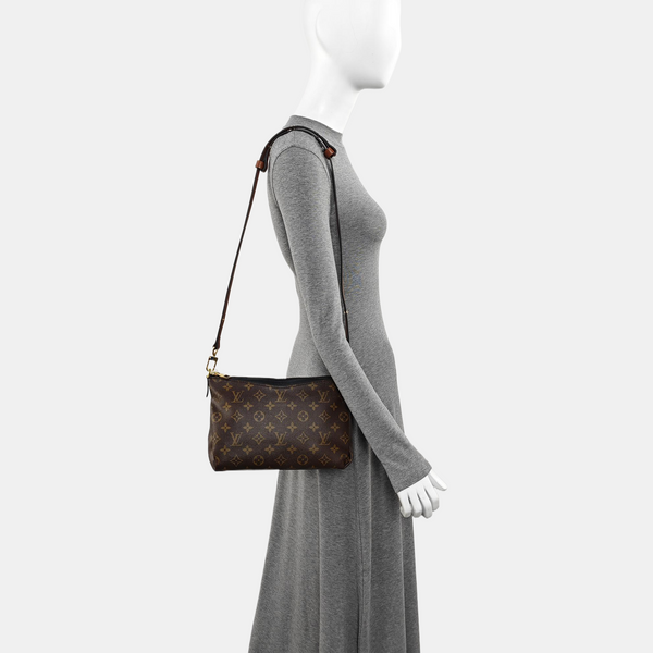 PALLAS BB Monogram Coated Canvas Brown