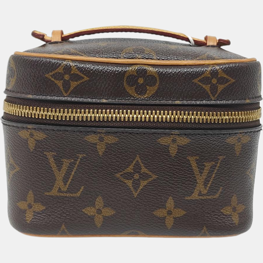 NICE Super Mini Monogram Coated Canvas Brown