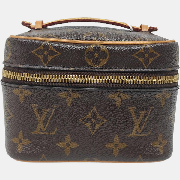 NICE Super Mini Monogram Coated Canvas Brown