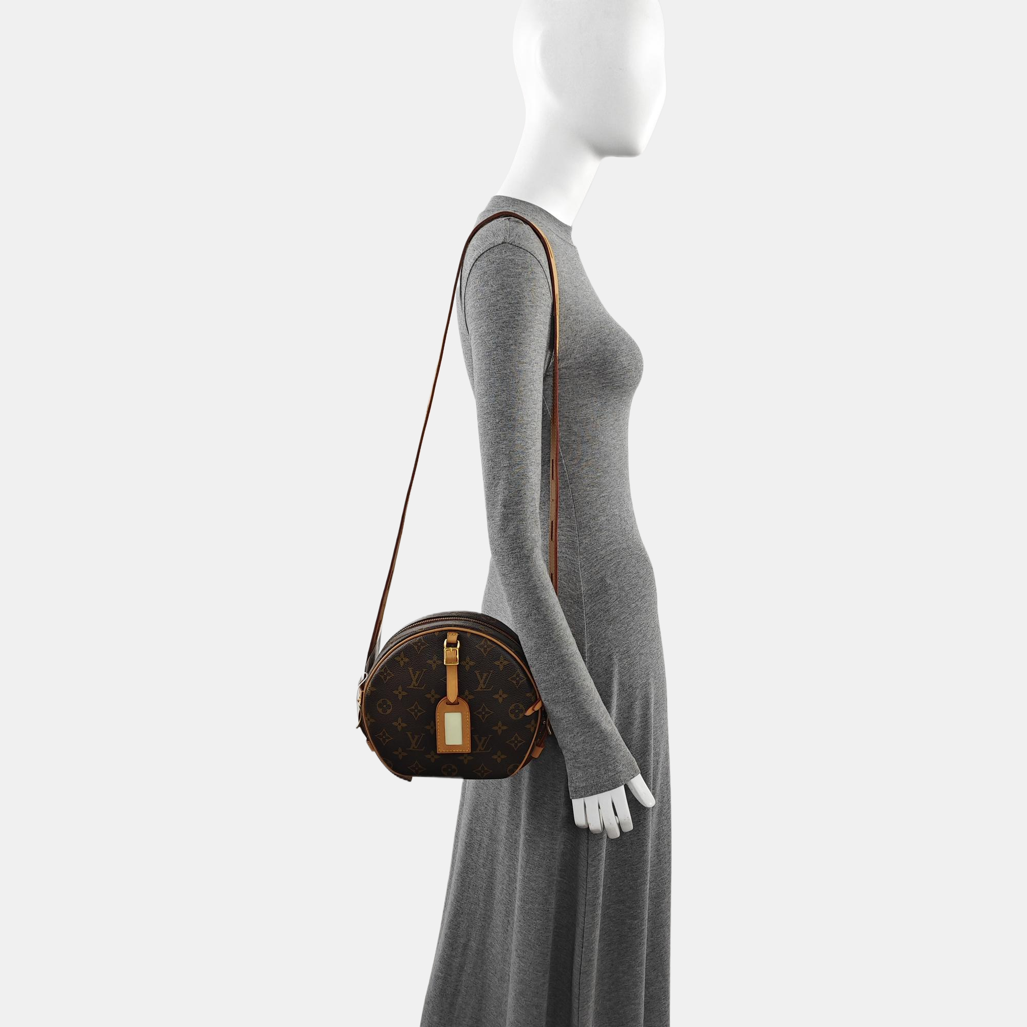 BOITE CHAPEAU MM Monogram Coated Canvas Brown