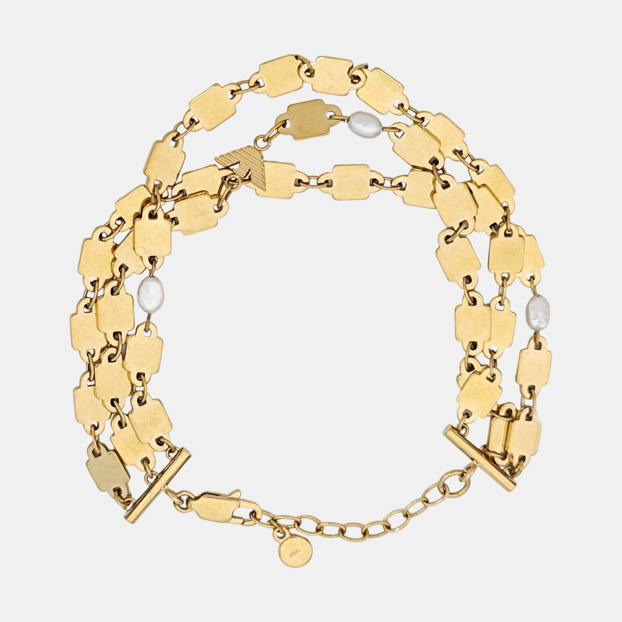 Stainless Steel Gold Bracelet