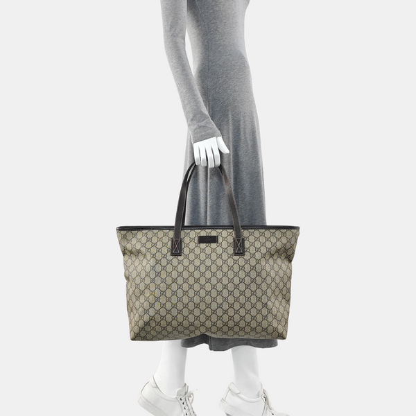 GG Imprime Monogram Coated Canvas Beige