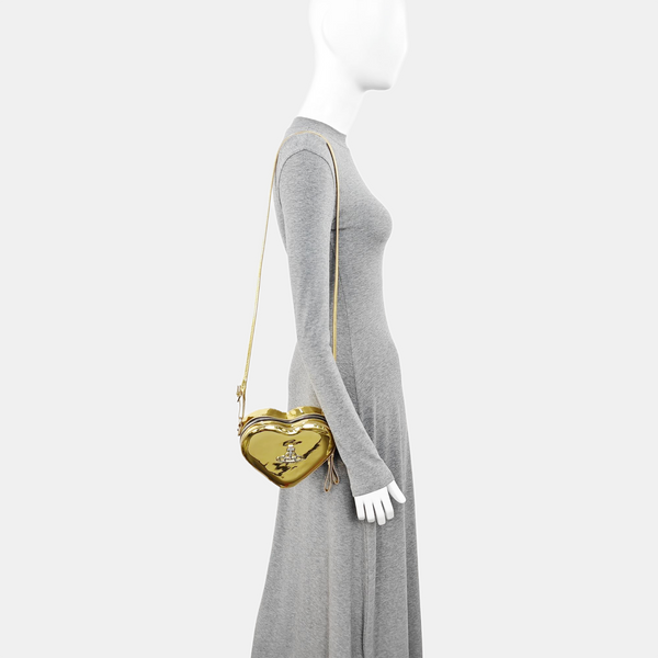 Calfskin Shoulder Bag Gold