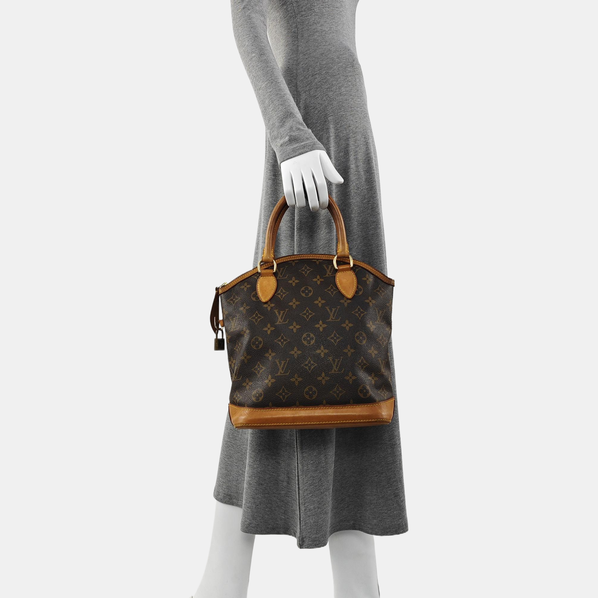 LOCKIT PM Monogram Coated Canvas Brown