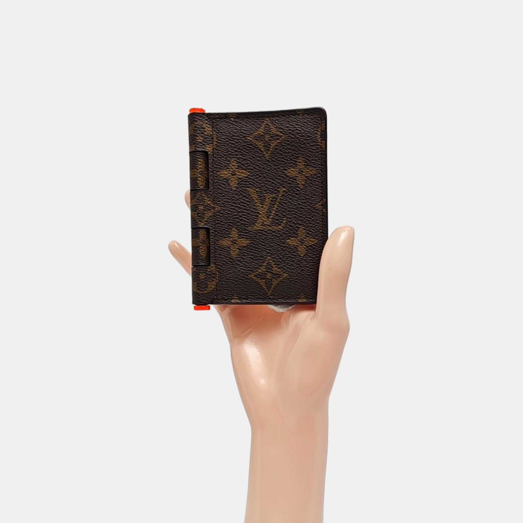 Monogram Coated Canvas Card Holder Mini Brown