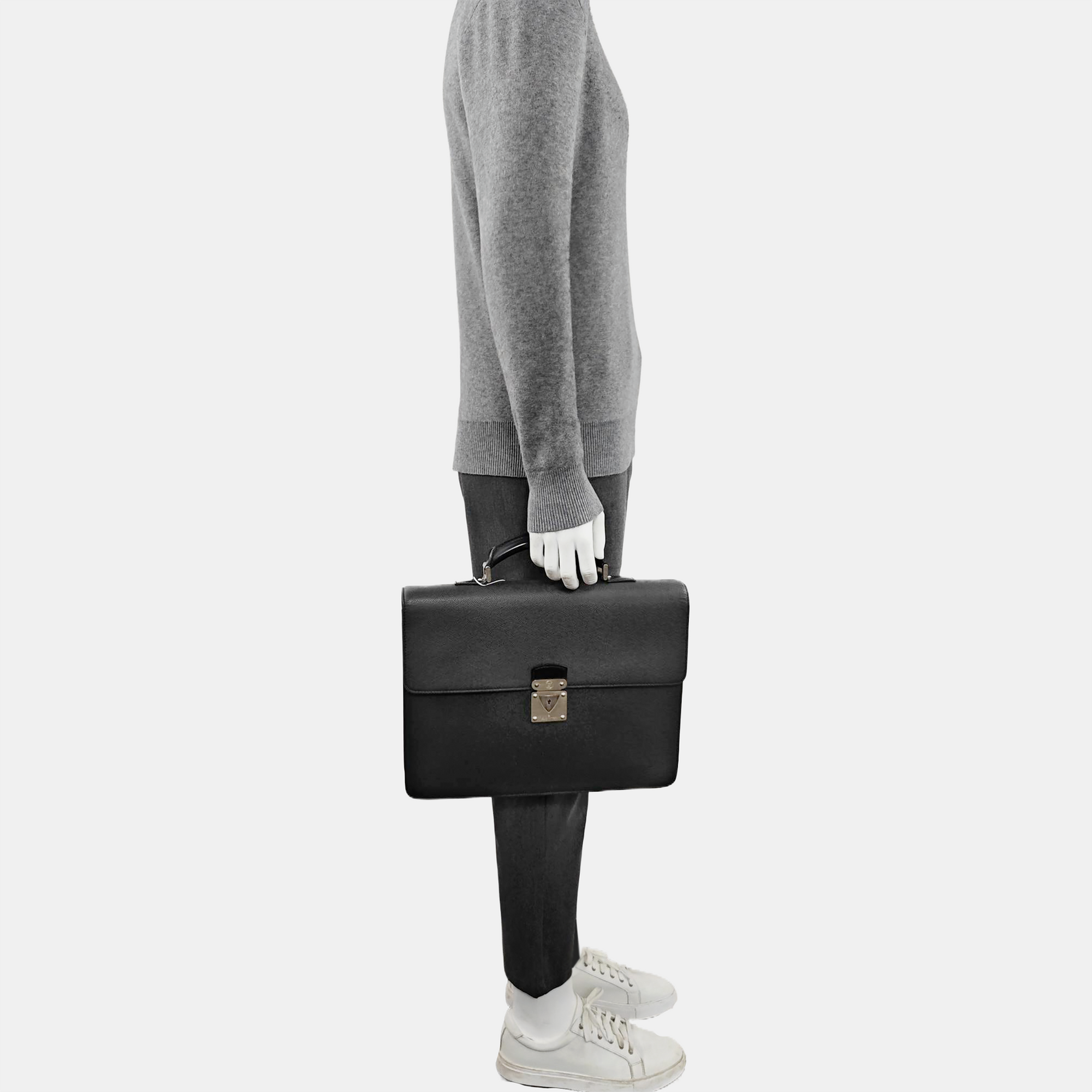 OMBRE CARTABLE Calfskin Gray