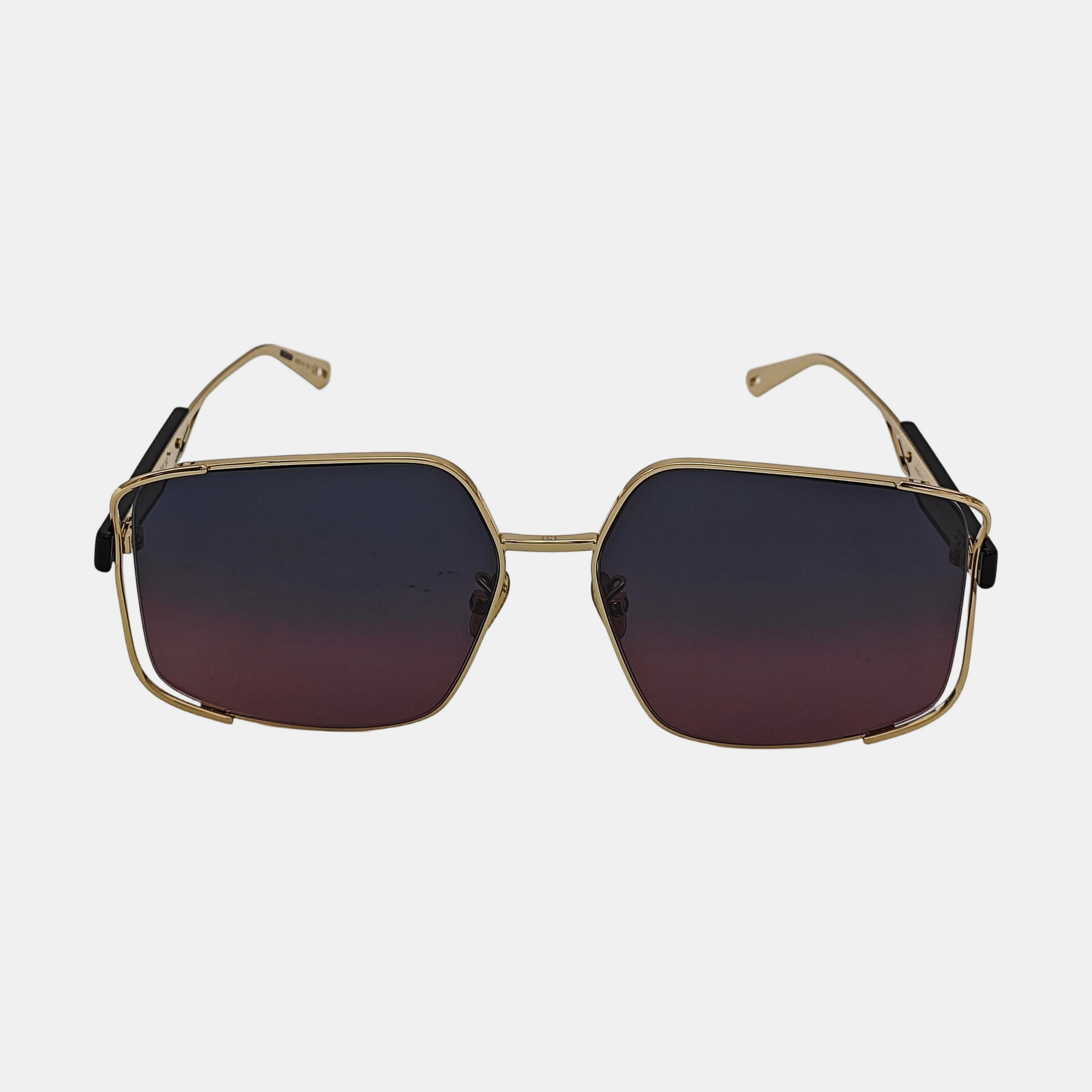 Metal Sunglasses Blue