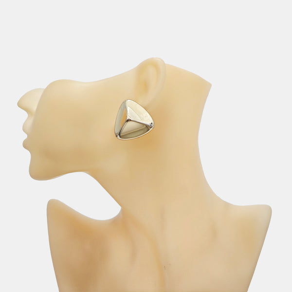 Metal Gold Clip On Earrings