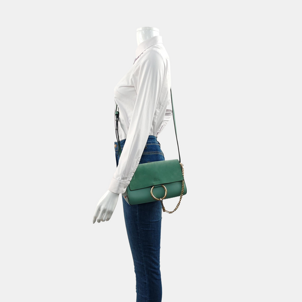 Faye Small Calfskin Green
