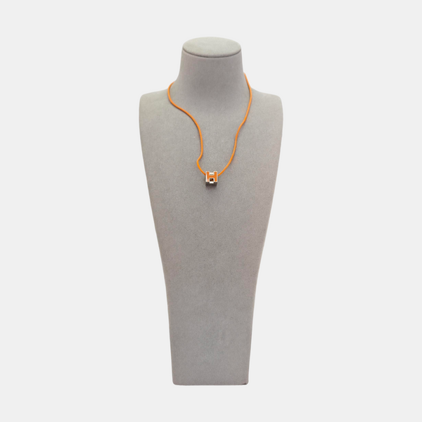 Cage D'h Metal Orange Necklace