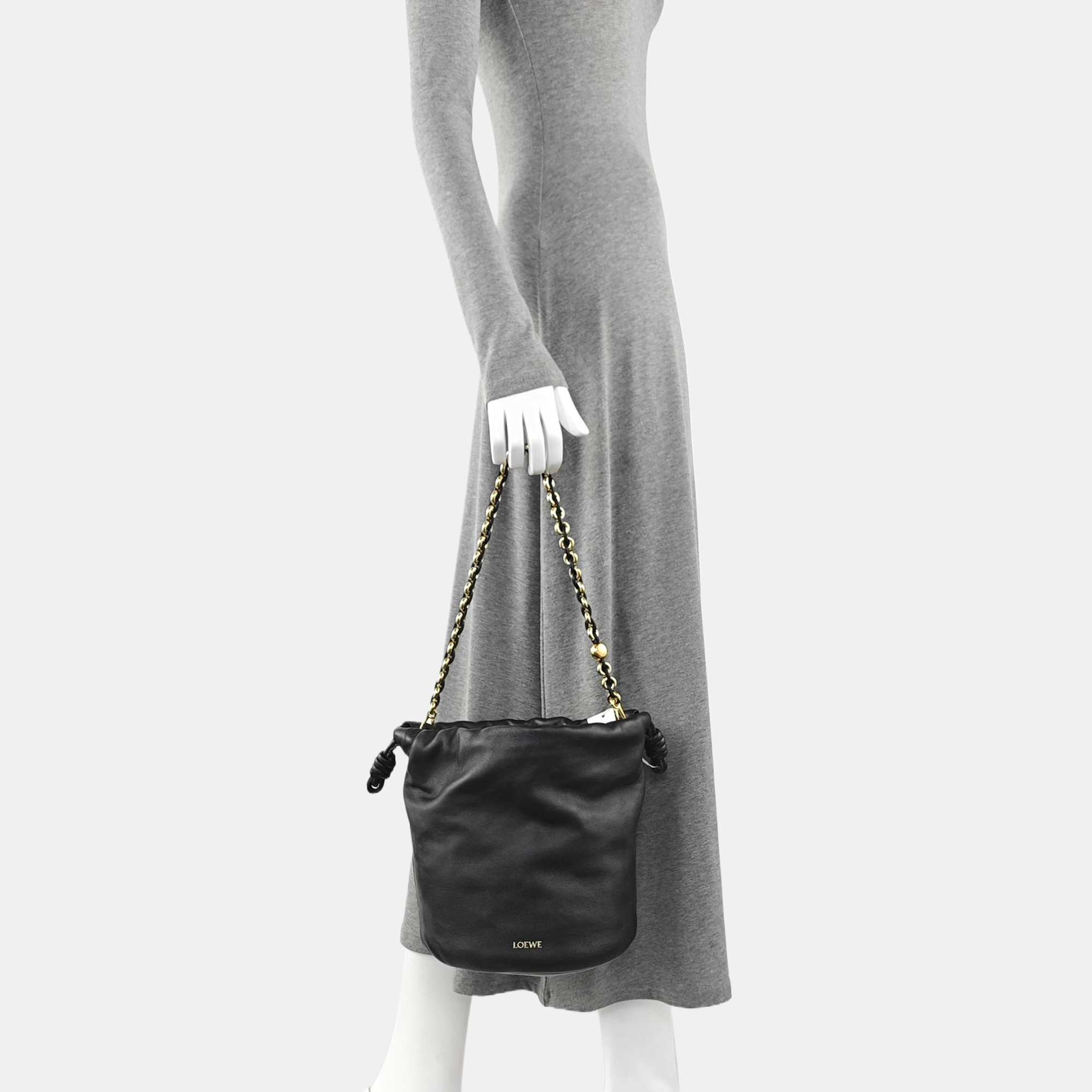 Flamenco Mini Lambskin Black