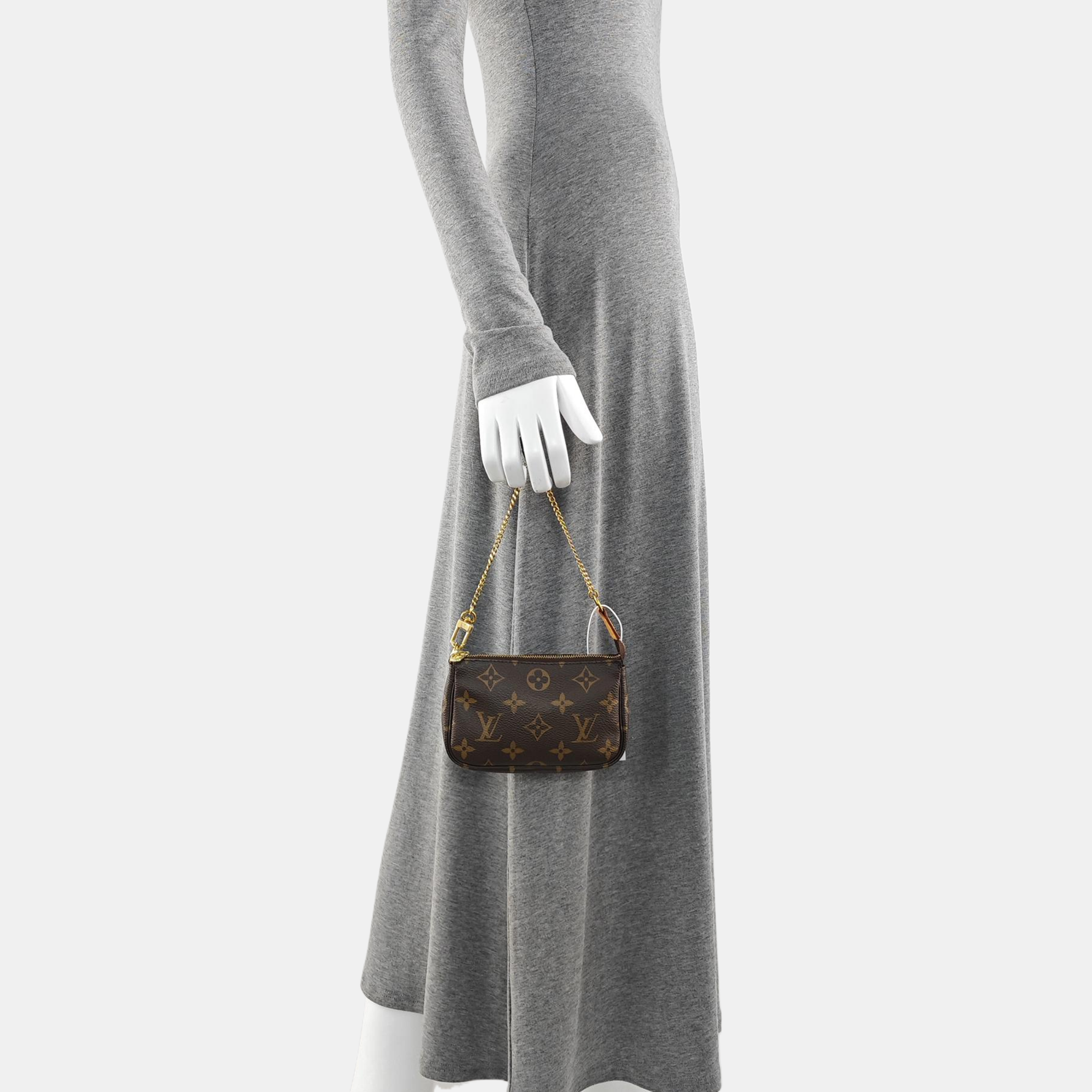 ACCESSOIRES Mini Monogram Coated Canvas Brown