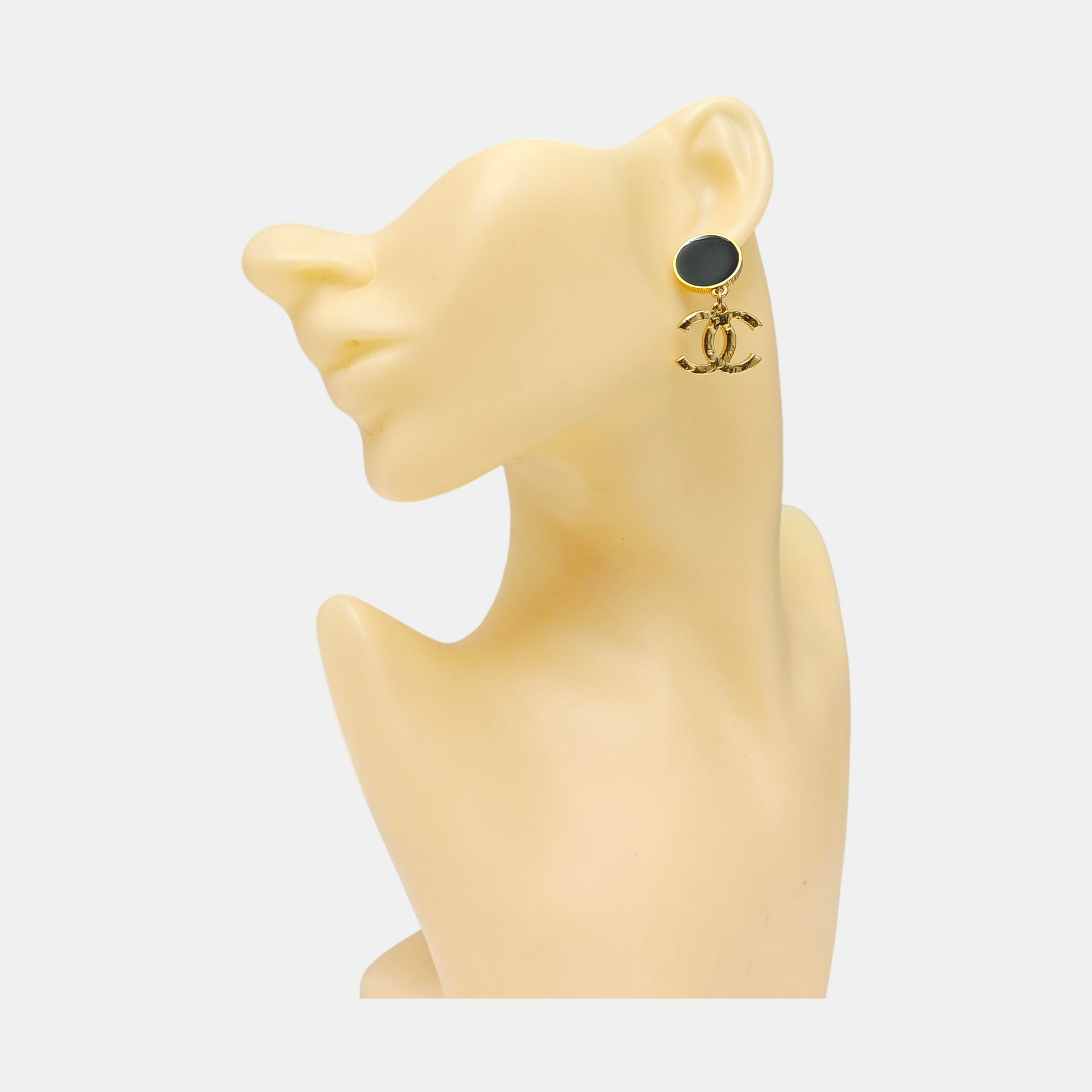 Metal Gold Stud Earrings