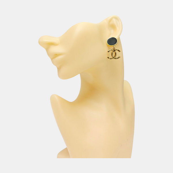 Metal Gold Stud Earrings