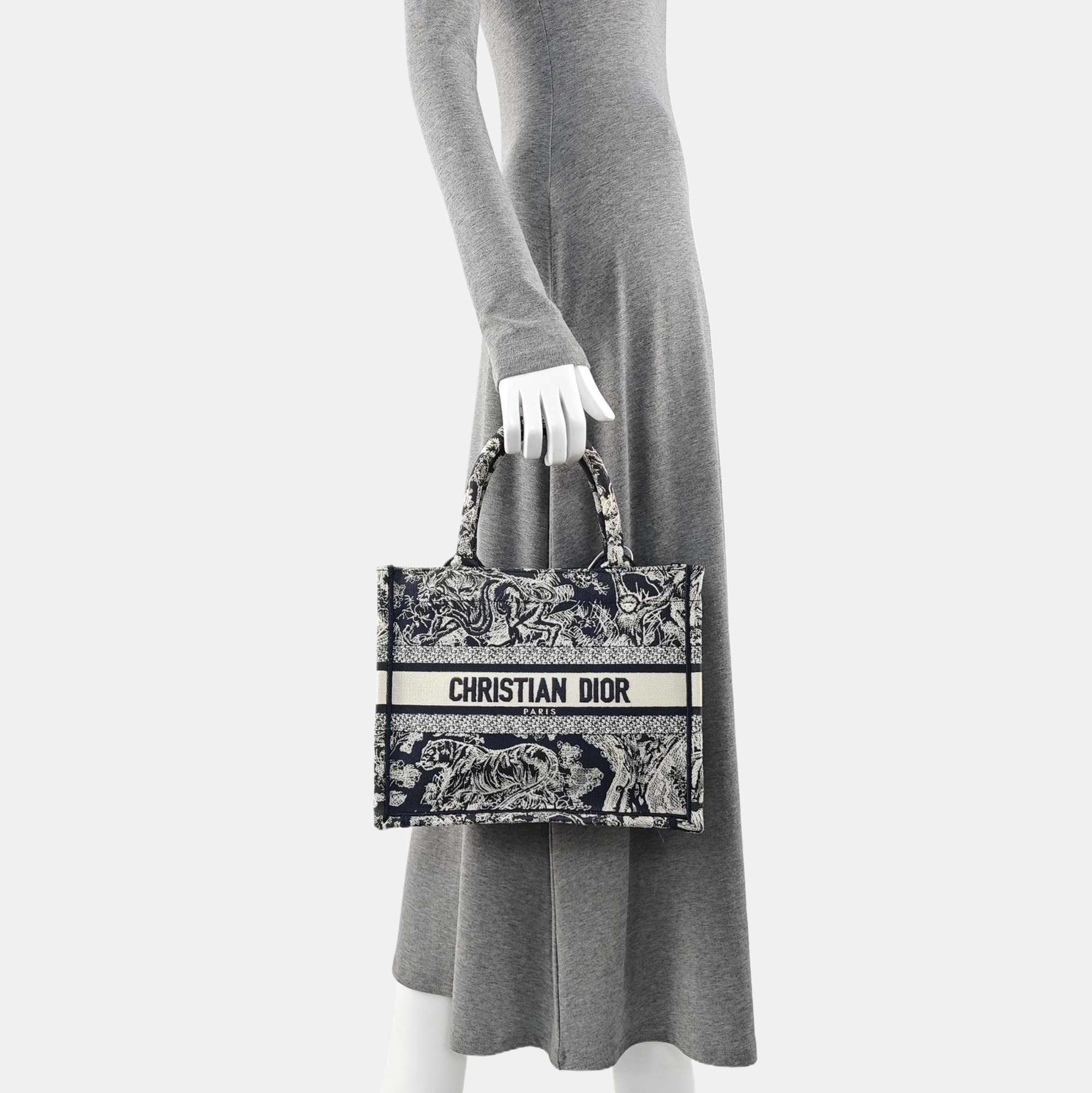 Book Tote Small Canvas Blue