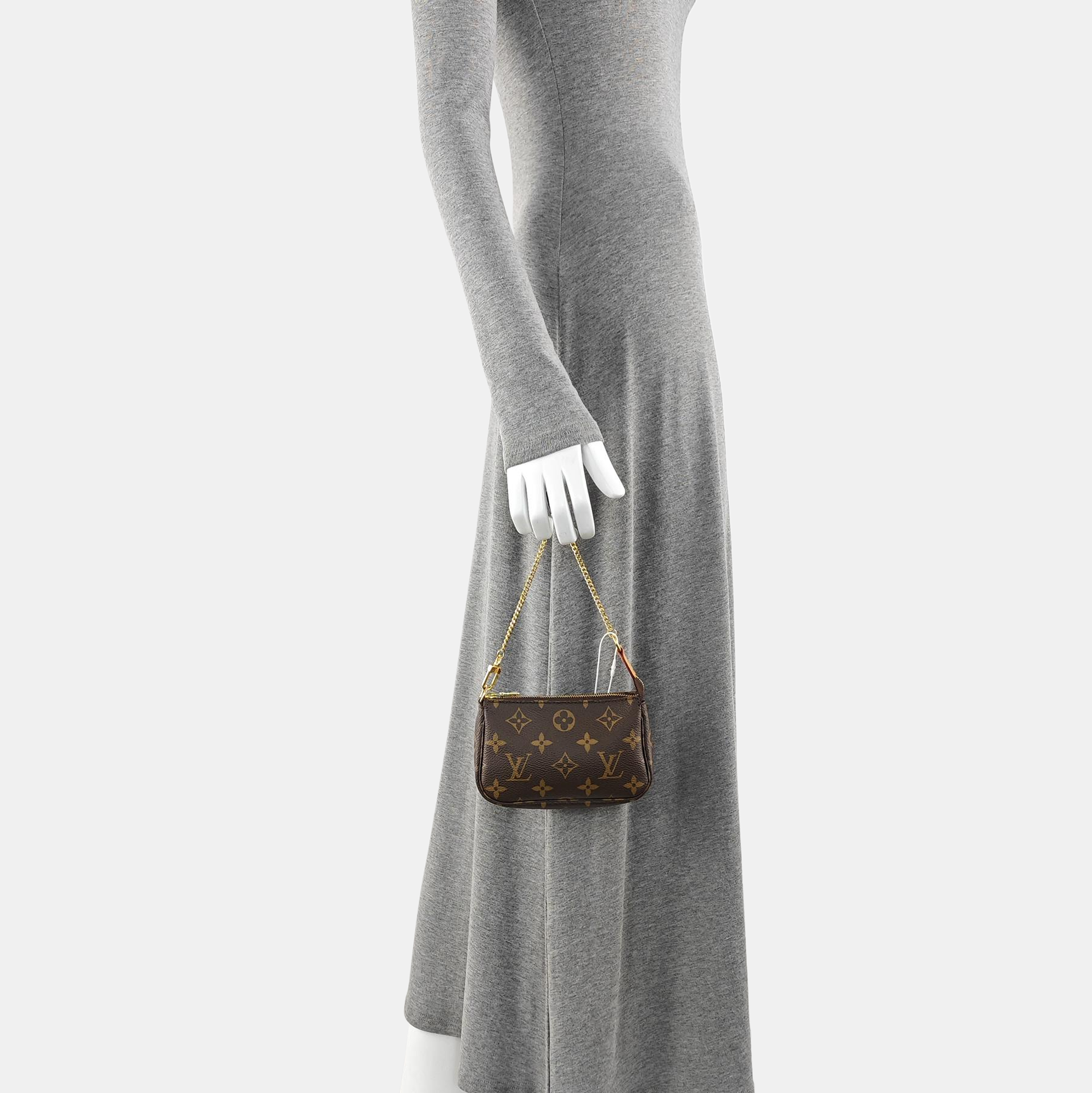 ACCESSOIRES Mini Monogram Coated Canvas Brown