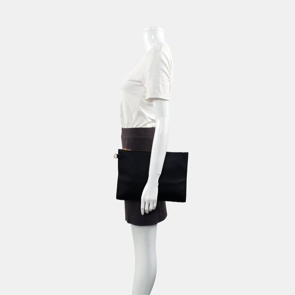 Calfskin Clutch Black