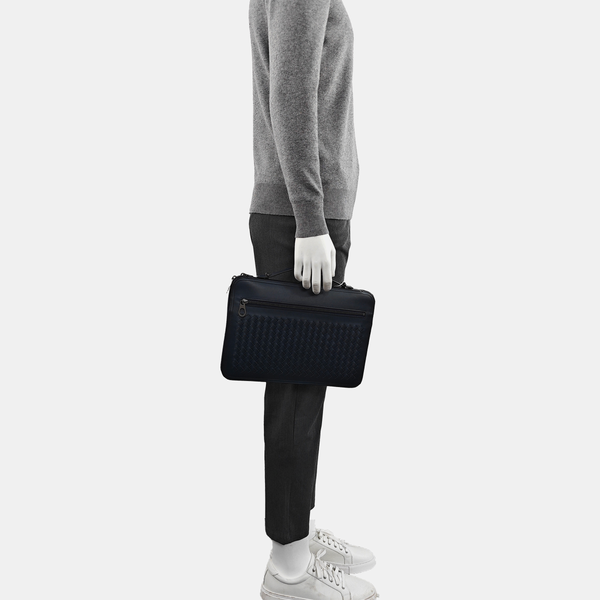 Calfskin Shoulder Bag Blue