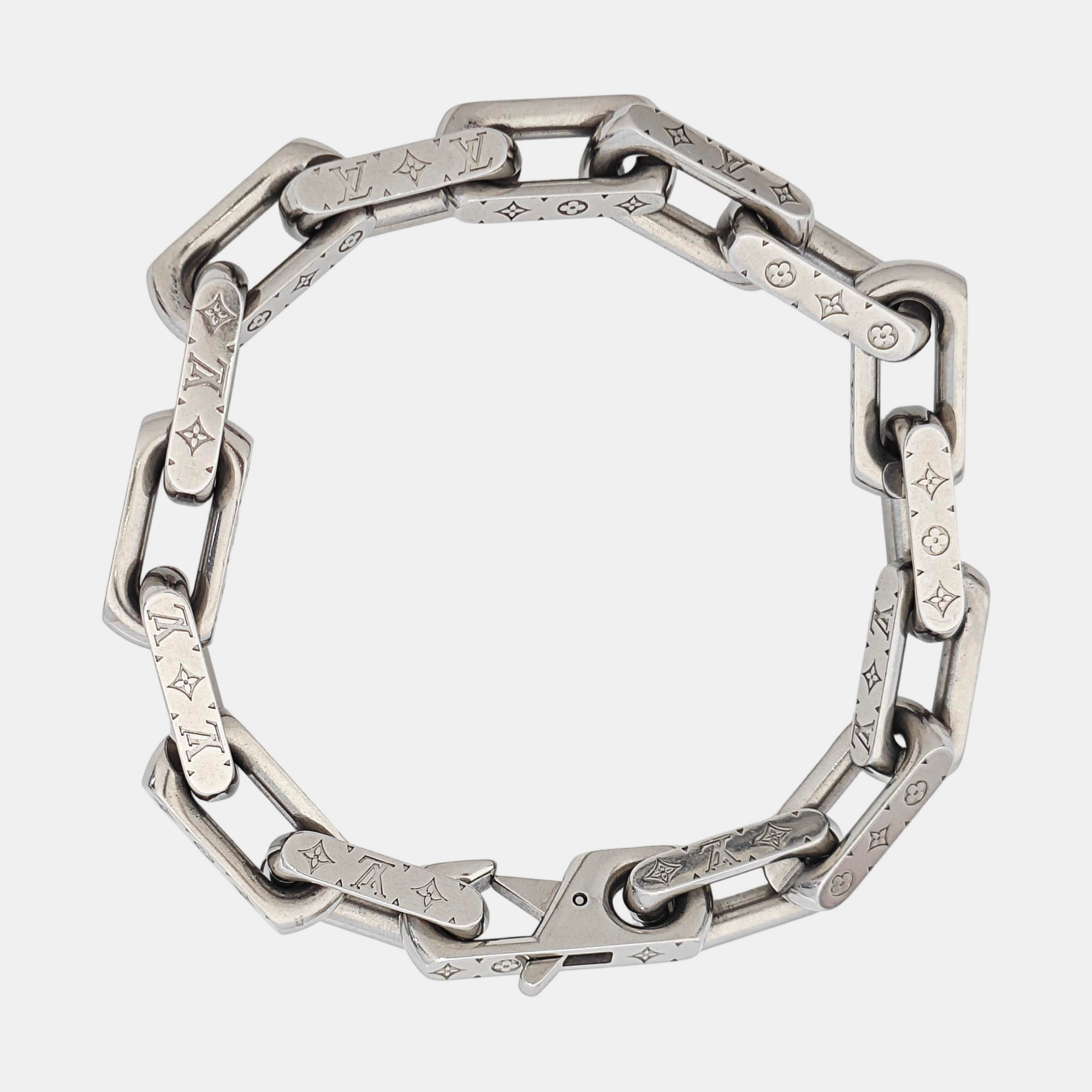 MONOGRAM Metal Silver Bracelet