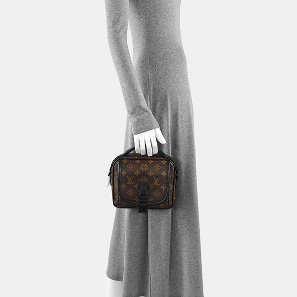QUEST Monogram Coated Canvas Brown