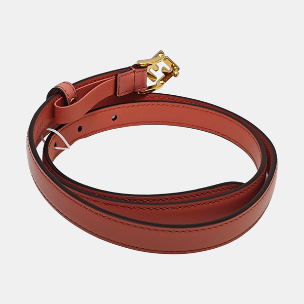 Leather Belt Red