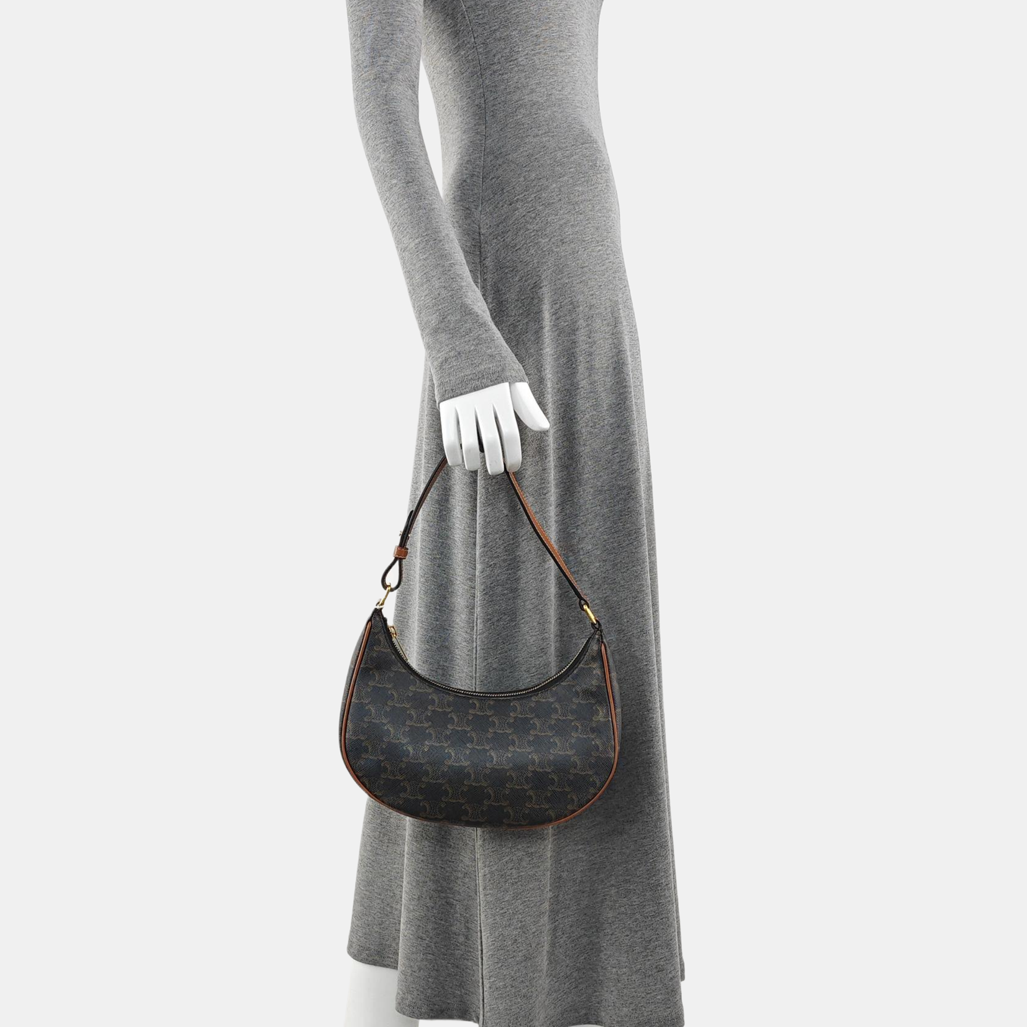 AVA Small Coated Canvas Brown