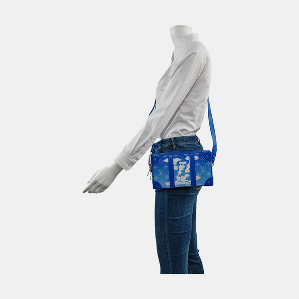 WALLET TRUNK Monogram Coated Canvas Blue