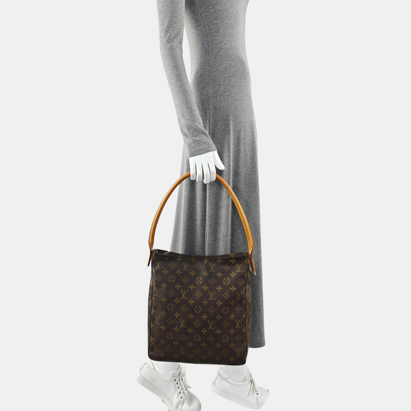 LOOPING GM Monogram Coated Canvas Brown