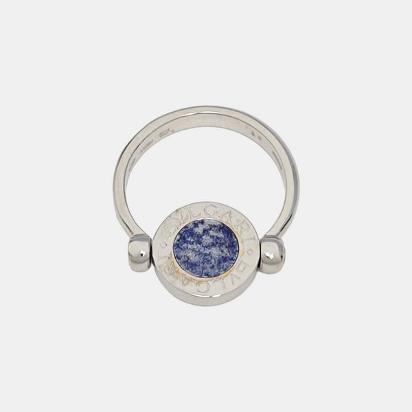 BVLGARI BVLGARI 18k White Gold Silver Ring EU 51