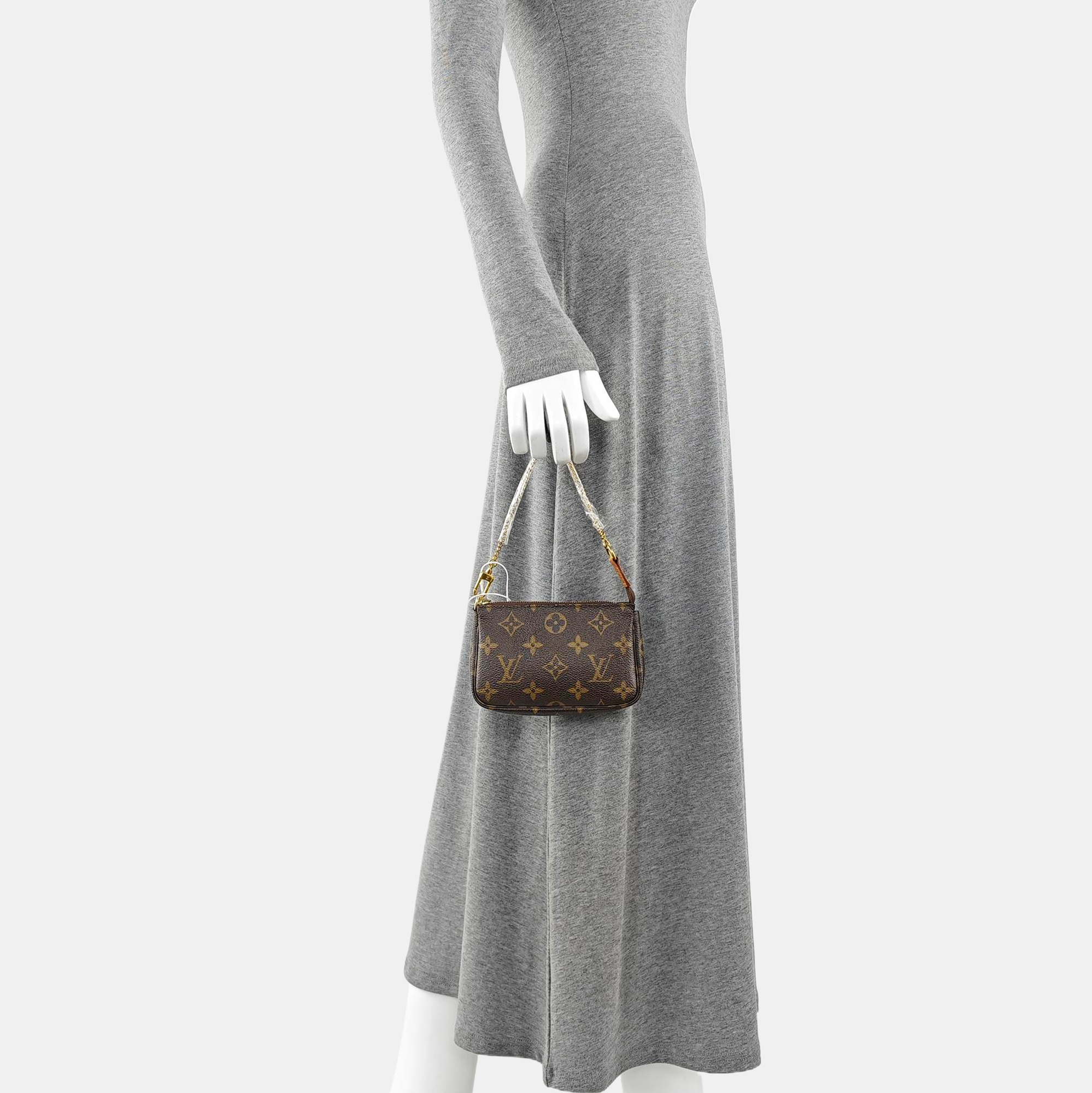 ACCESSOIRES Mini Monogram Coated Canvas Brown