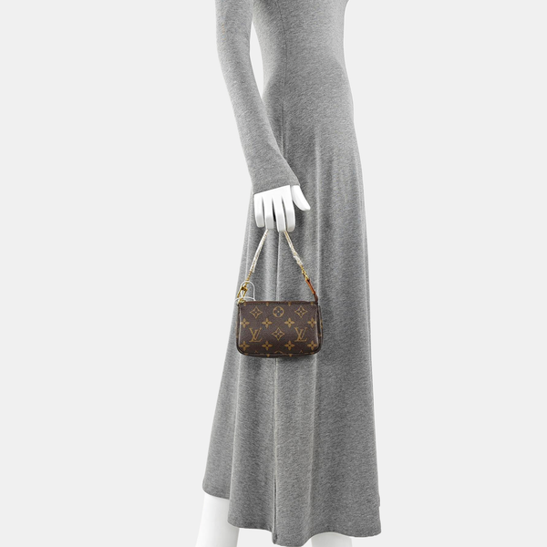 ACCESSOIRES Mini Monogram Coated Canvas Brown
