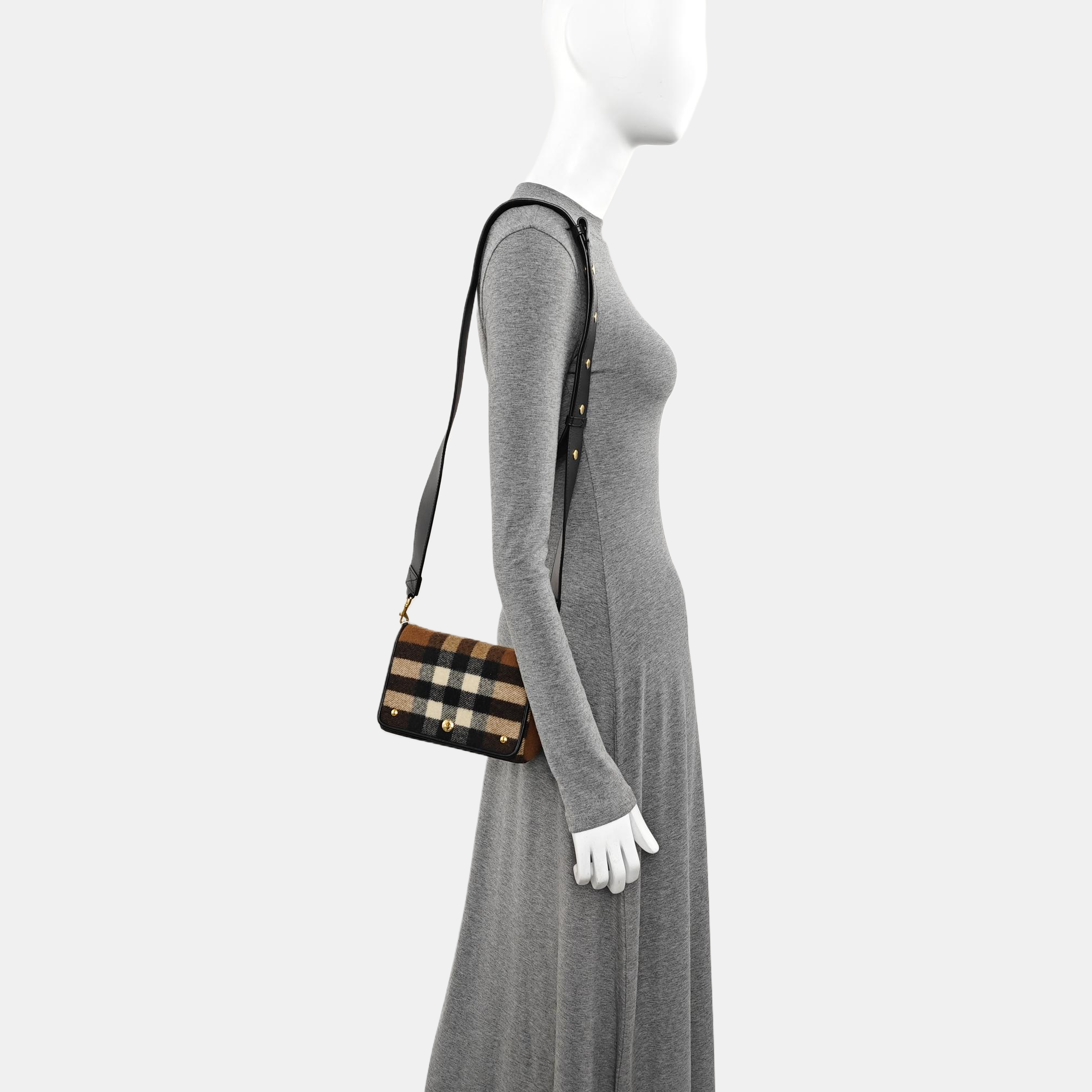 Crossbody Bag Wool Multicolor