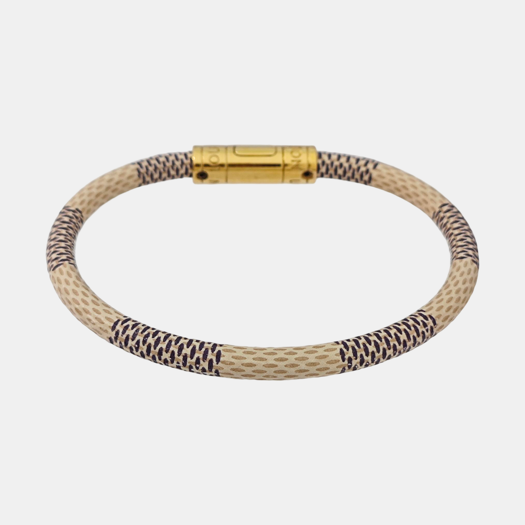 KEEP IT Coated Canvas White Bangle