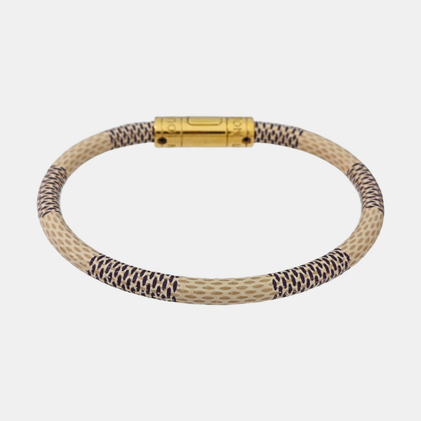 KEEP IT Coated Canvas White Bangle
