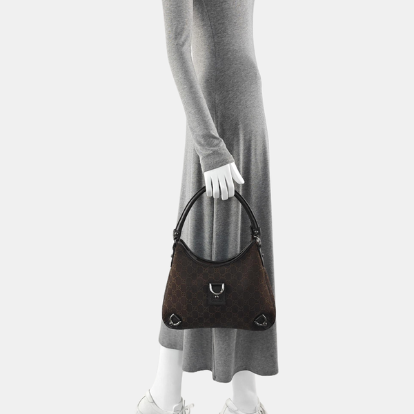 D-Ring Monogram Canvas Brown