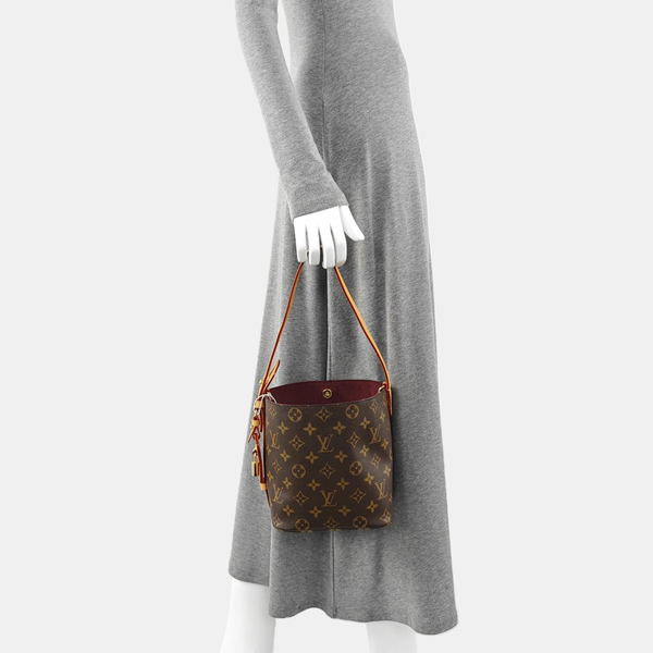 ALL IN Monogram Coated Canvas Brown