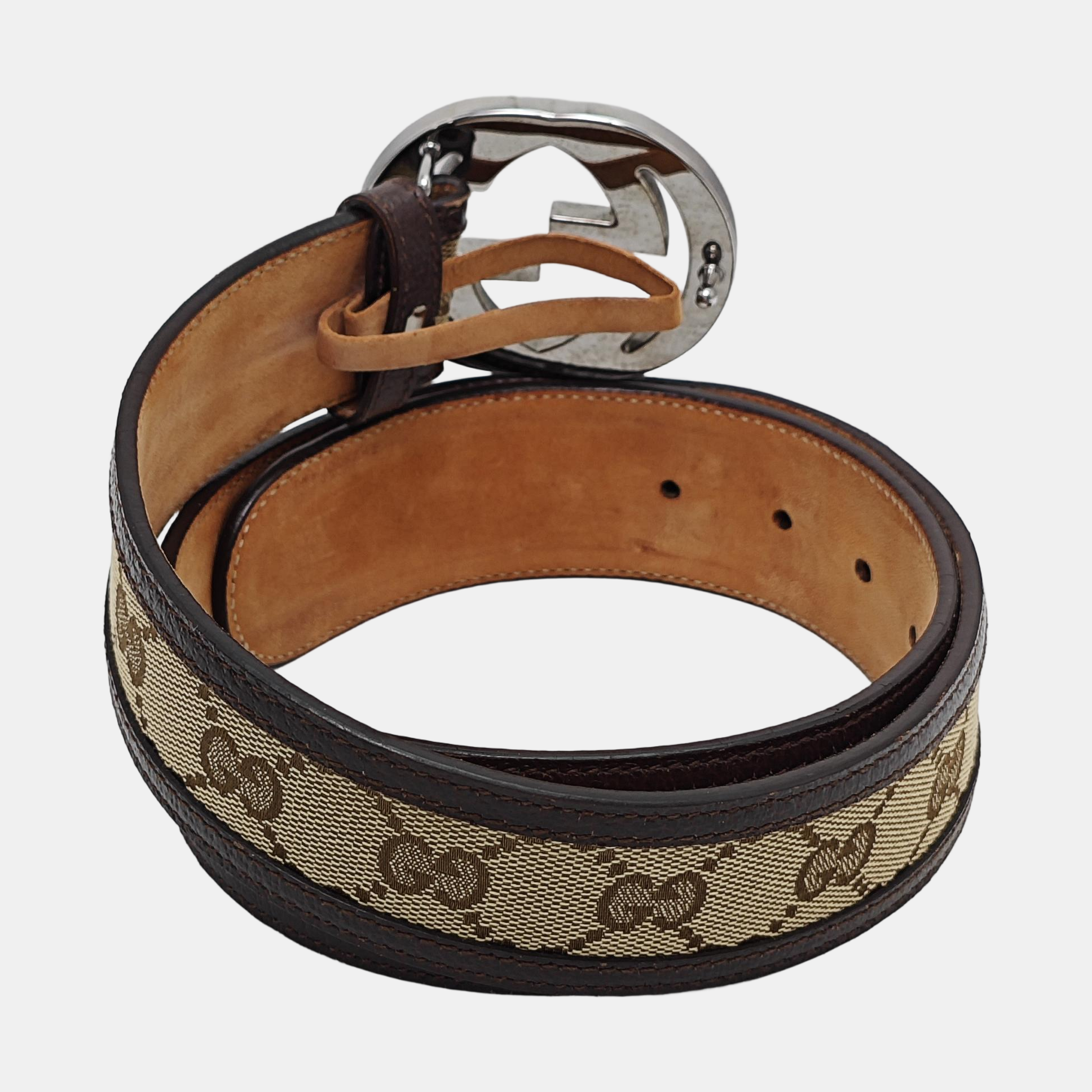 Fabric Belt Beige
