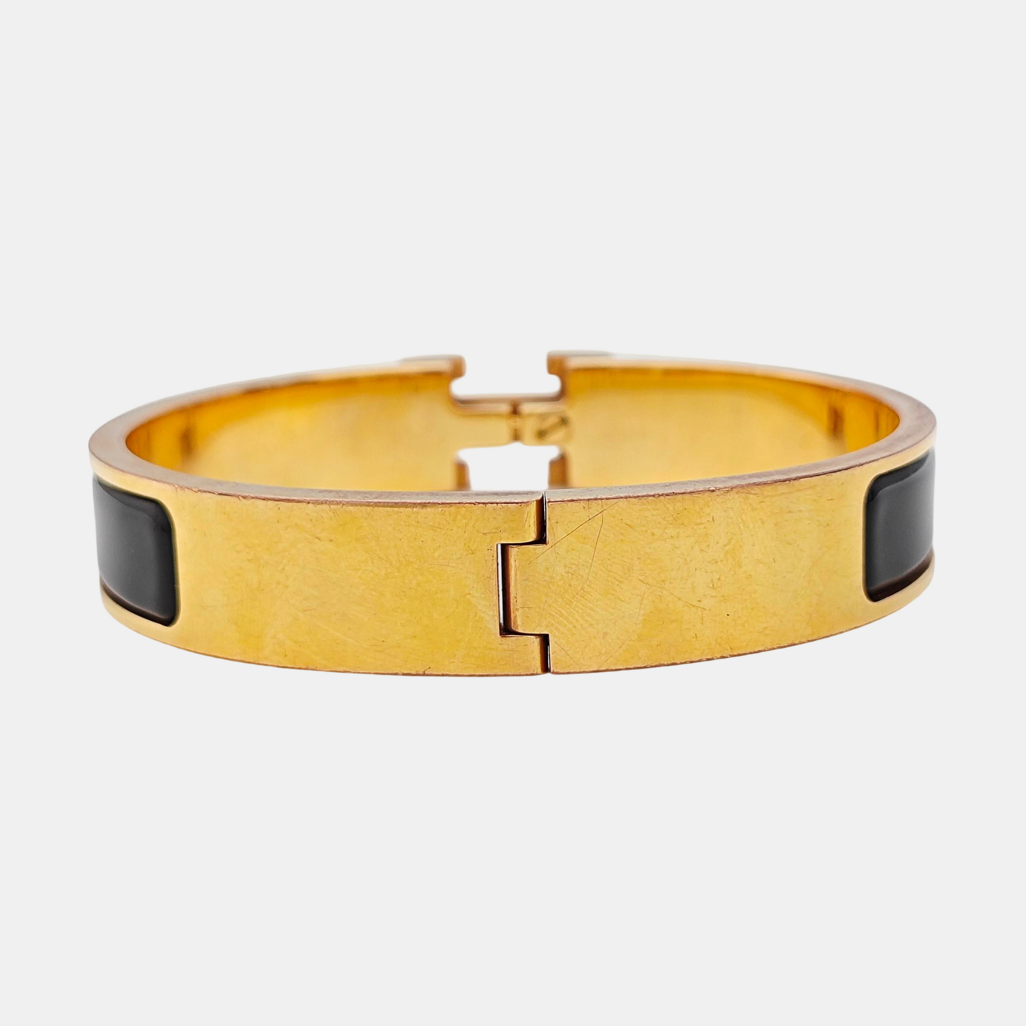 Clic H Metal Rose Gold Bangle