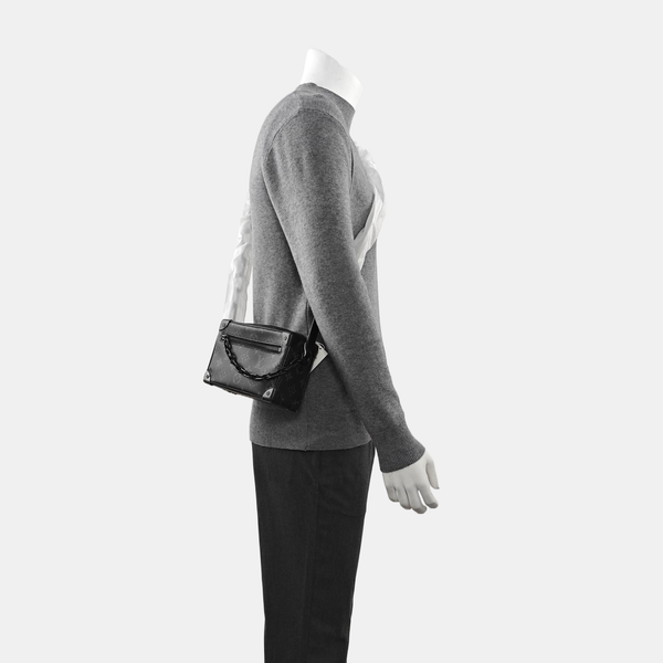 SOFT TRUNK Mini Monogram Coated Canvas Black