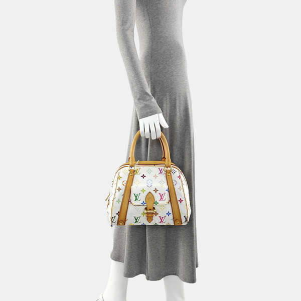 LV × TM PRISCILLA Monogram Coated Canvas White