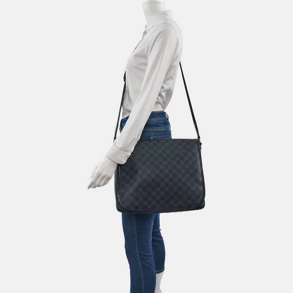 DANIEL Damier Graphite Coated Canvas Gray