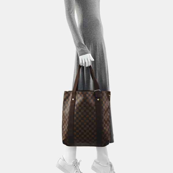 VINTAGE BEAUBOURG Damier Ebene Coated Canvas Brown