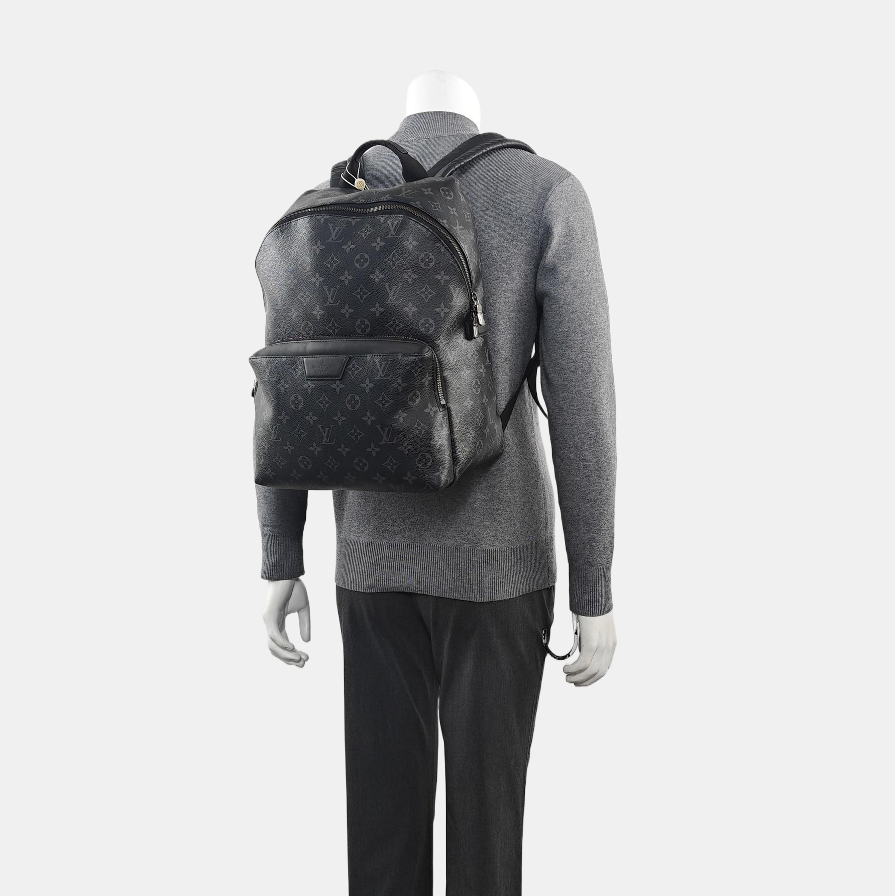 DISCOVERY PM Monogram Coated Canvas Black