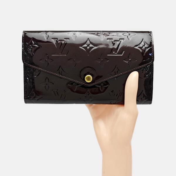 SARAH Patent Leather Red Wallet