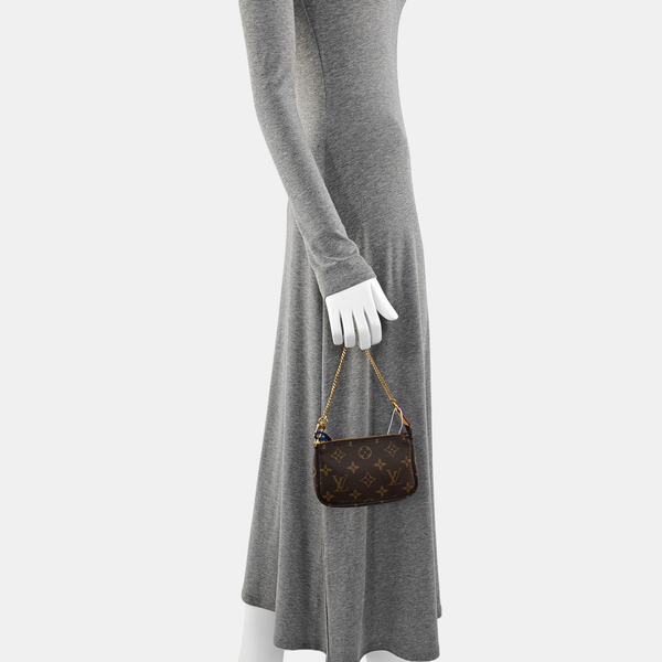 ACCESSOIRES Mini Monogram Coated Canvas Brown
