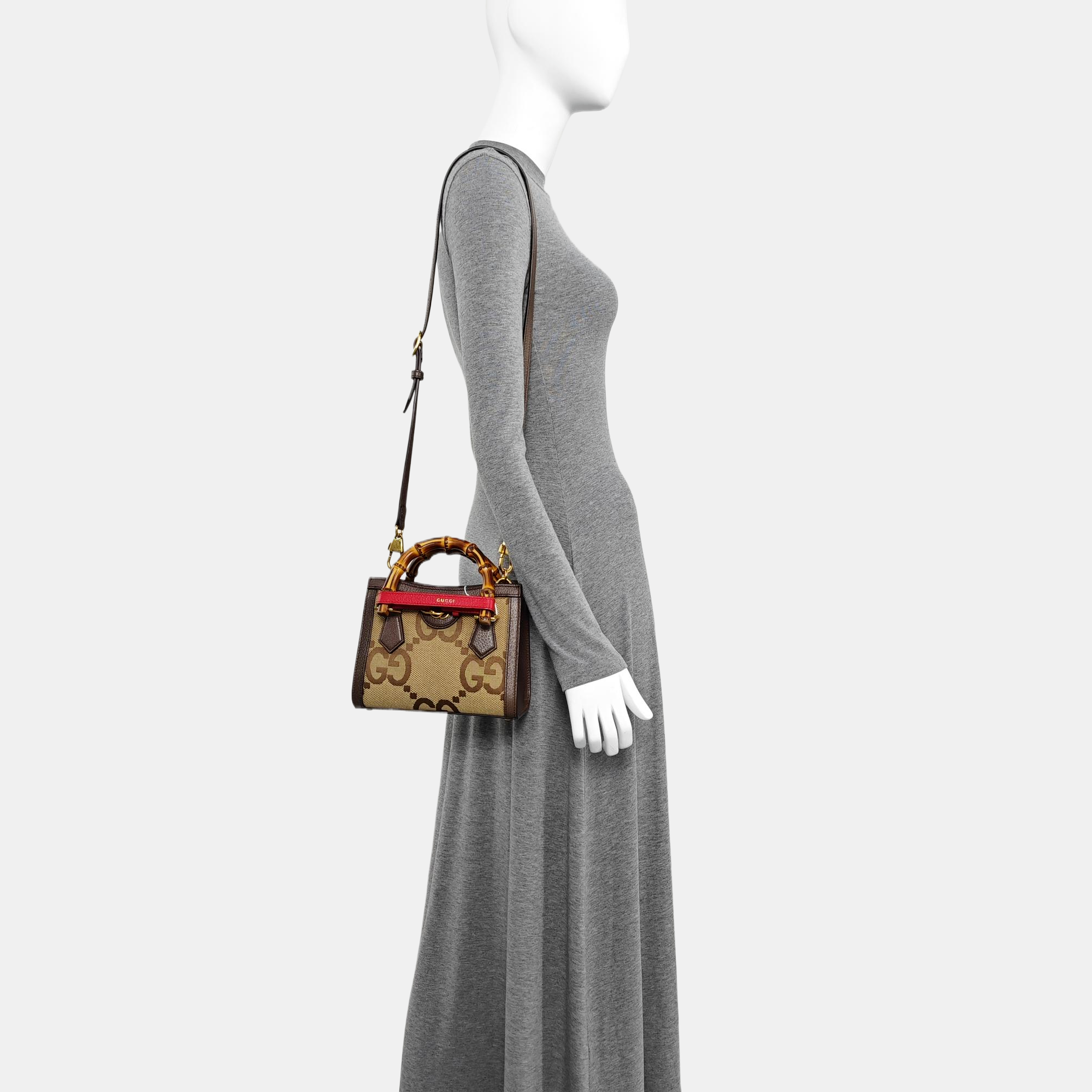Diana Mini Monogram Canvas Beige